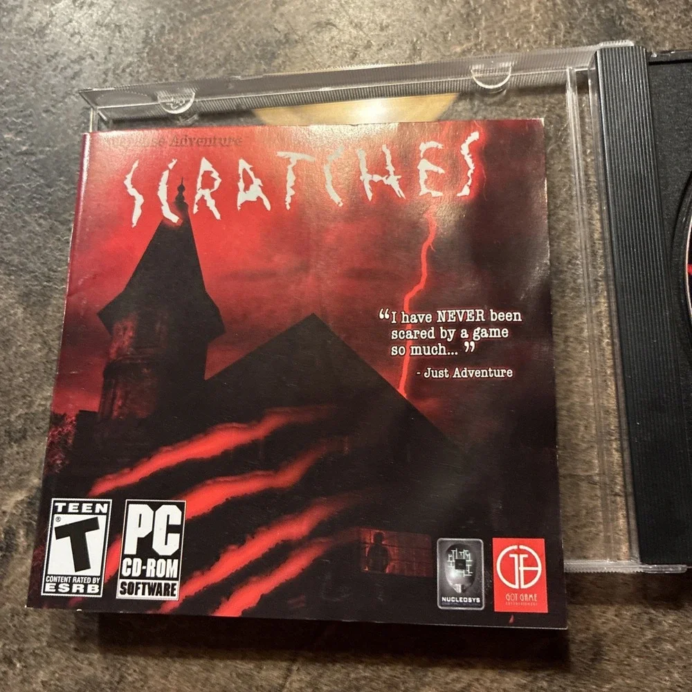 SCRATCHES PC CD Rom Computer Game 2006 jewel case